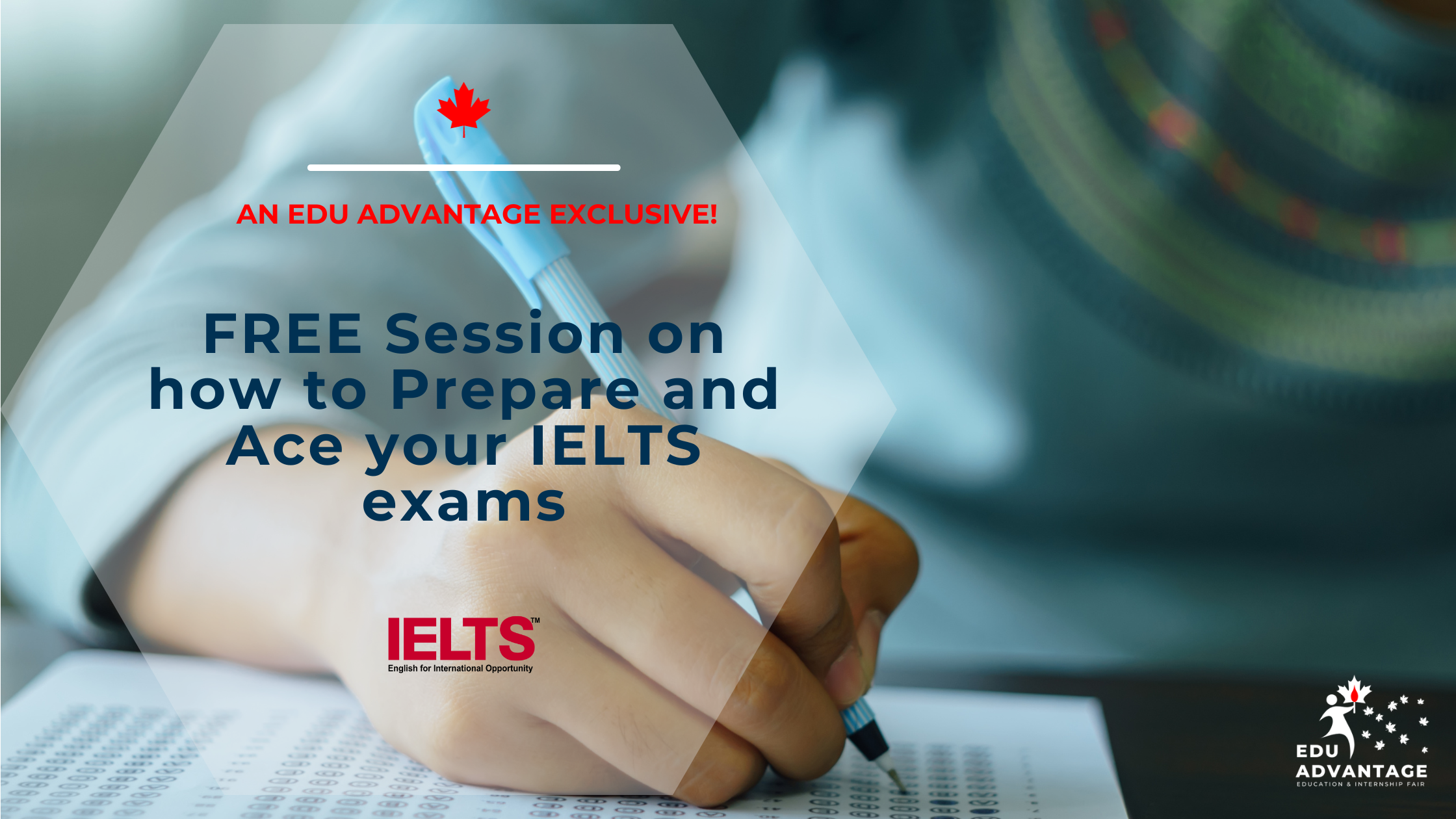 Free IELTS Preparation Session at Edu Advantage Education Fair